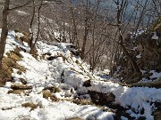 66 Scendo con attenzione pestando neve rammollita e scivolosa